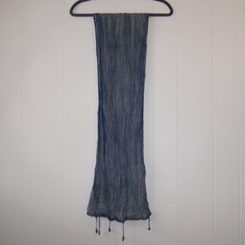Women's Denim Colored Scarf